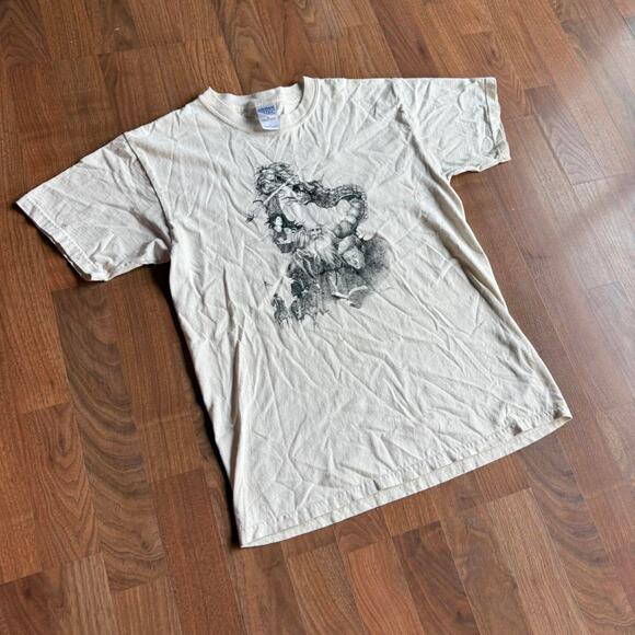 Vintage VTG Y2K Brazen Serpent Chronicles Talon of Light Graphic T-Shirt - Picture 3 of 8